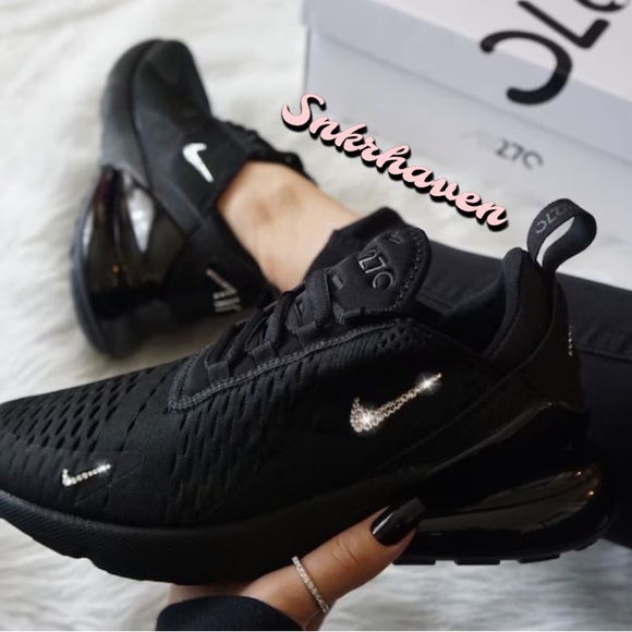 Nike black air max 270 crystals - Picture 2 of 2